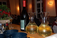 Weinverkostung in der Alten Schule in Reichenwalde